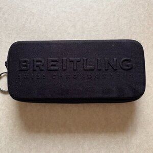 Breitling Swiss Chronographs Watch Travel Case – Black